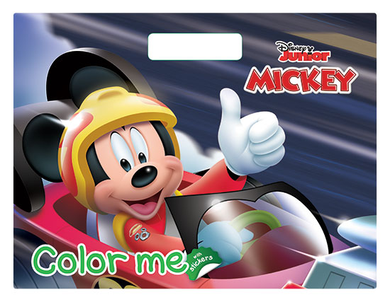 MICKEY Color me With Stickers (ENGLISH)