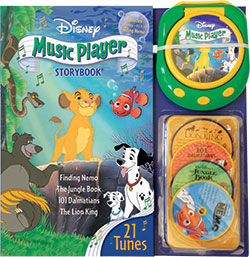 music player story book
