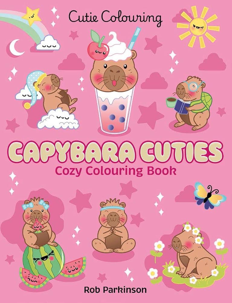 CAPYBARA CUTIES COLOURING