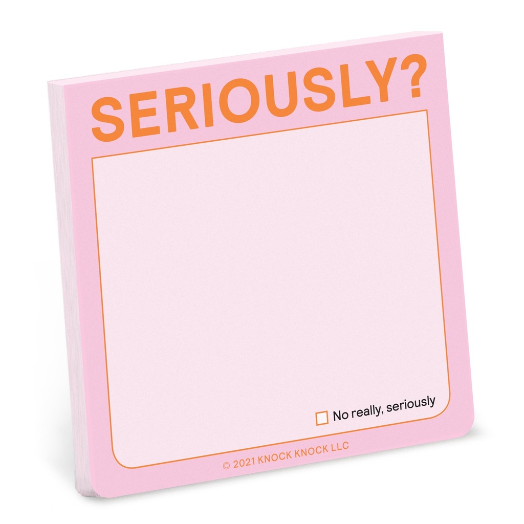 Knock Knock Seriously?! Sticky Note