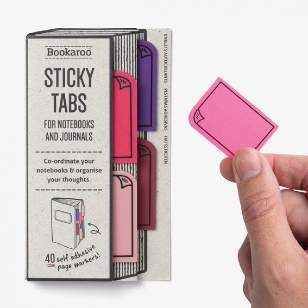 Bookaroo Sticky Tabs - Pinks