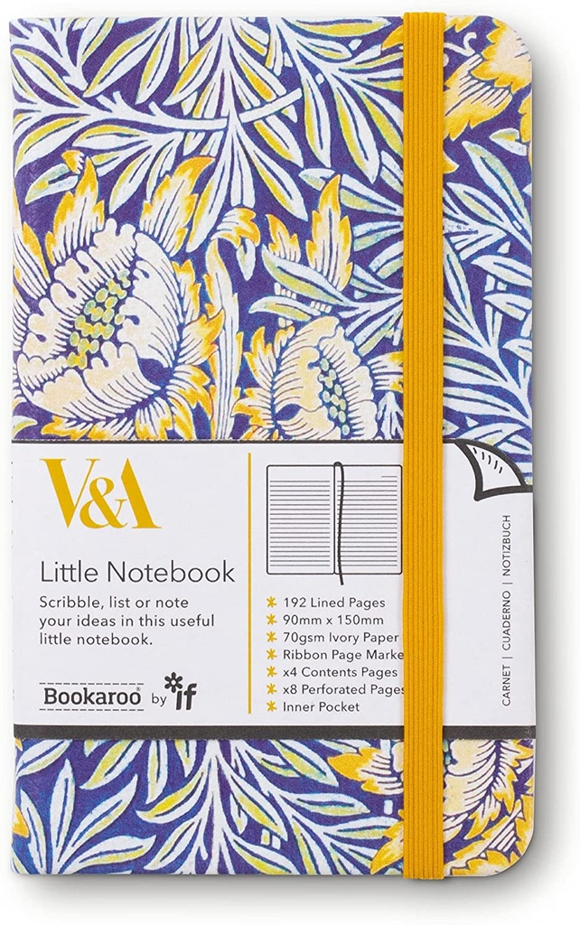 V&A Bookaroo JOURNAL A6 - Morris Tulip & Willow