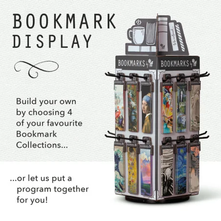 Bookmark Collection Cardboard Counter Top Spinner – EMPTY