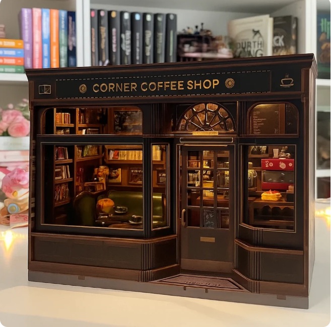Book Nook - Corner Coffee Shop