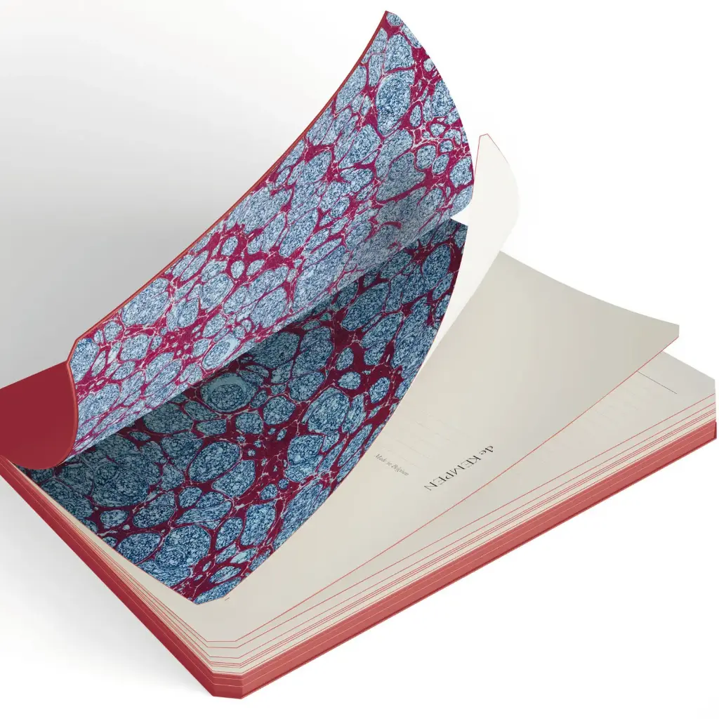 de KEMPEN Notebook Burgundy - Large ruled
