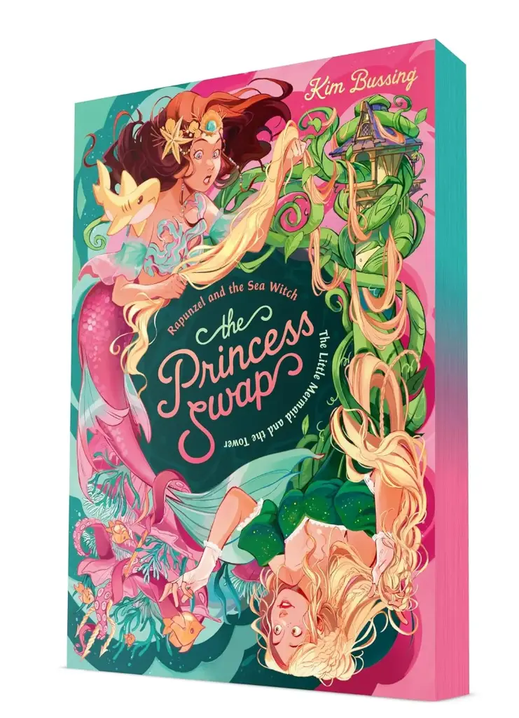 Rapunzel and the Sea Witch (or, The Little Mermaid and the Tower) Sprayed Edges