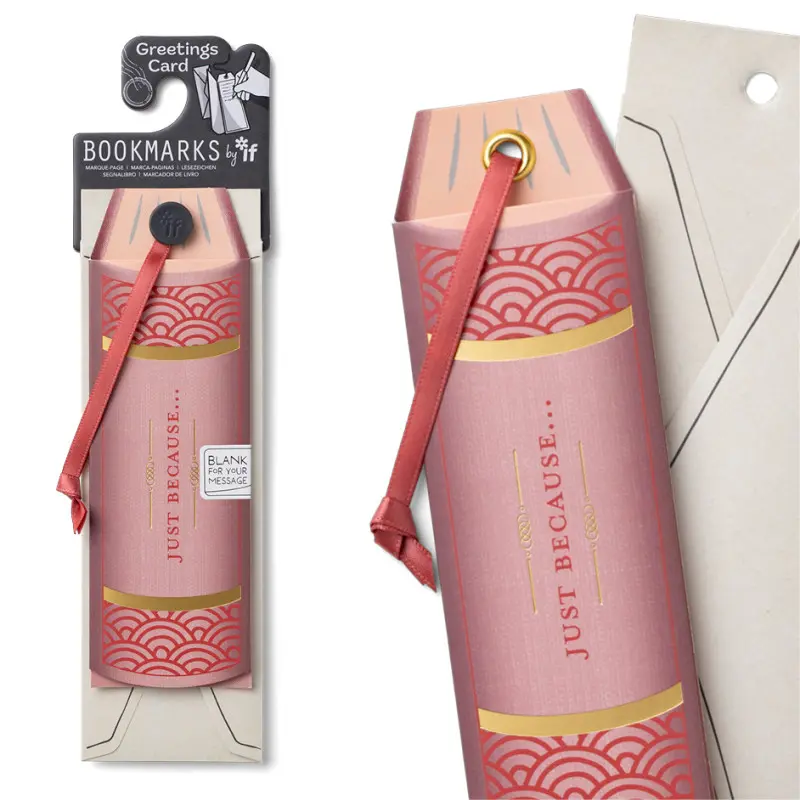 Greetings Cards Bookmarks - Just because…