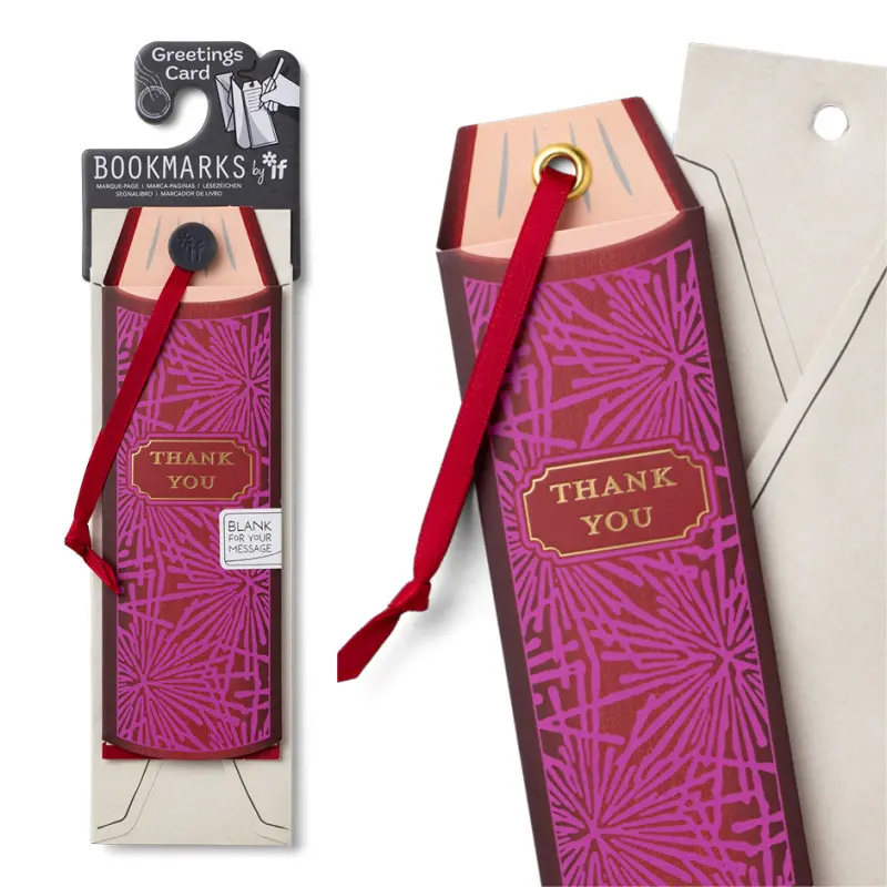 Greetings Cards Bookmarks - Thank you