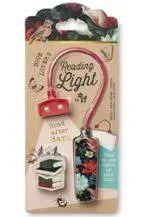 Book Lover's Reading Light - Dark Floral