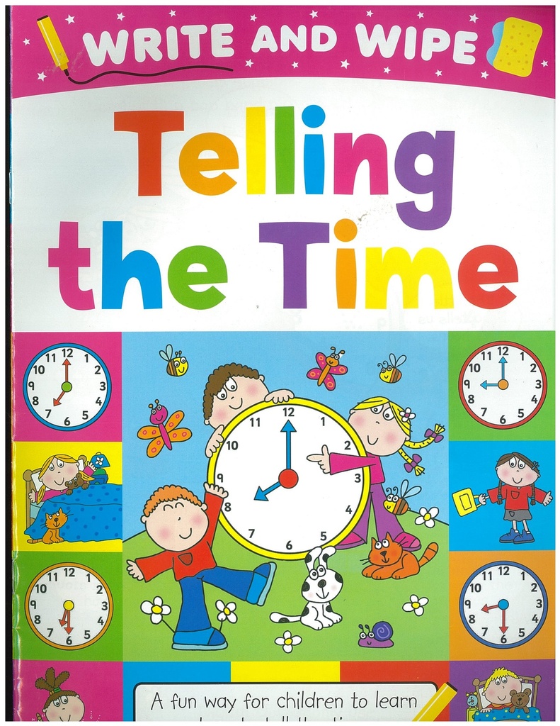 WRITE AND WIPE TELLING THE TIME