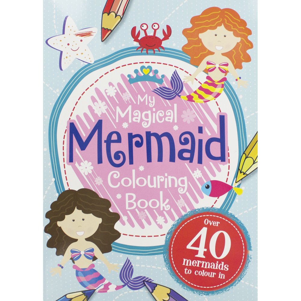 my magical mermaid colouring book