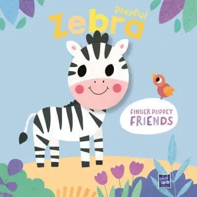 Fingerpuppet friends - Playful zebra