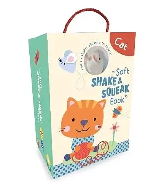 Soft shake & squeak book - Cat