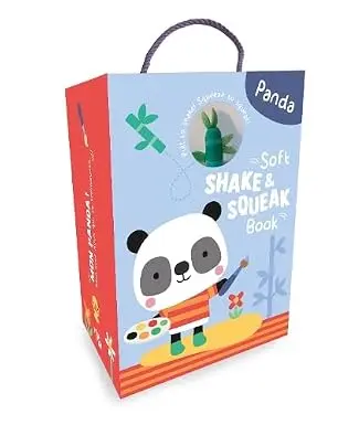 Soft shake & squeak book - Panda