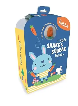 Soft shake & squeak book - Rabbit