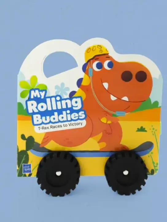 My rolling buddies - T-Rex races to victory