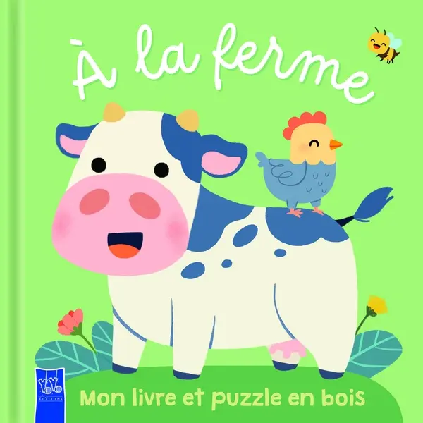 Mon Livre et Puzzle en Bois / A la Ferme