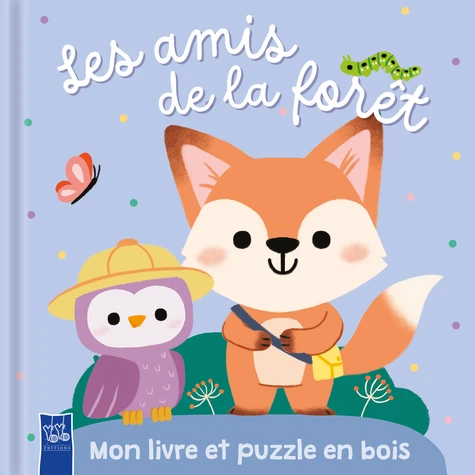 Mon Livre et Puzzle en Bois / Les Amis de la Forêt