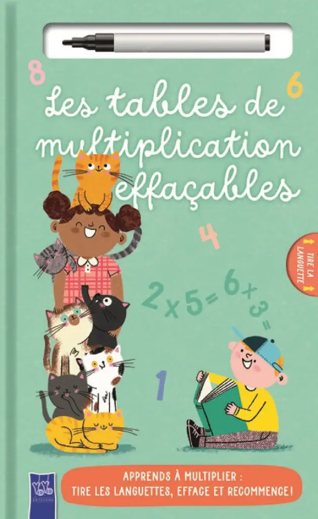 Les Tables de Multiplication Effaçables (avec feutre)