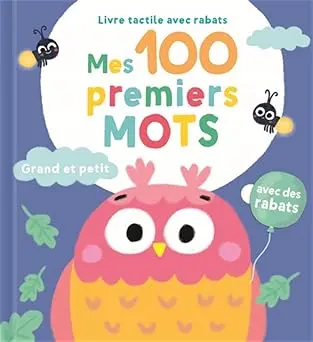 Mes 100 Premiers Mots: Livre Tactile Avec Rabats / Grand et Petit