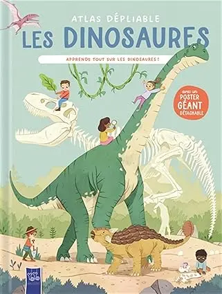 Atlas Dépliable / Les Dinosaures