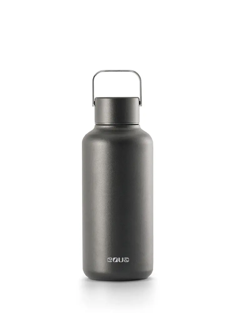 Equa Timeless Dark Stainless Steel bottle 600 ml 