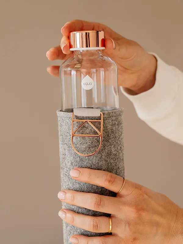 Mismatch Glass Bottle Rose Gold 750ml 