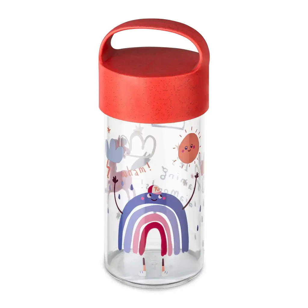BUDDY SNACK 0,5 DREAMS Snackpot / Water Bottle 500 ml,Red