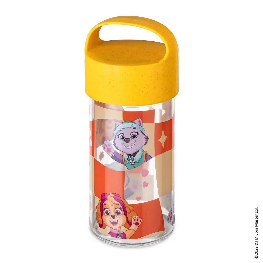 BUDDY SNACK 0,5 GROW PAW PATROL Snackpot / Water Bottle 500 ml,Yellow