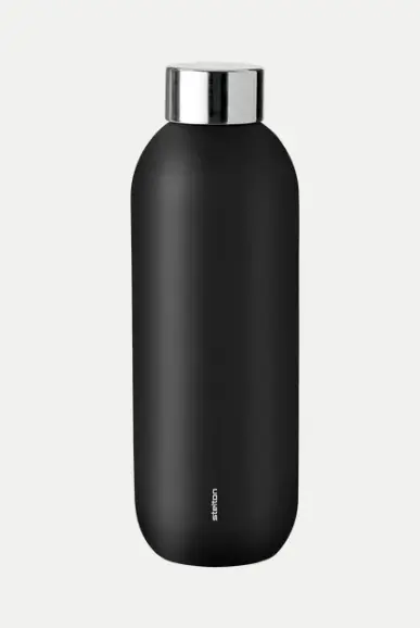 Keep Cool vacuum drinking bottle, 0.6 l. - black