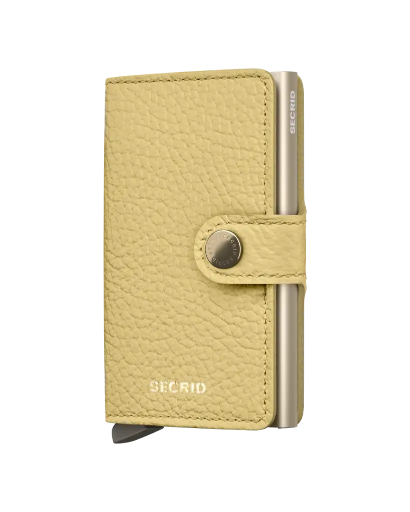 Secrid Miniwallet Pebble Butter  MPe-Butter Yellow