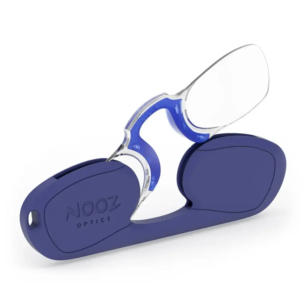 Noox Retrochic Rectangular Reading Glasses Navyblue +1.5