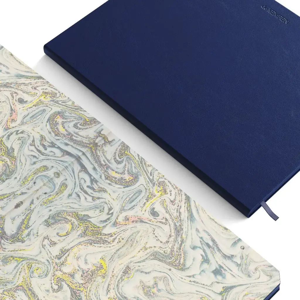 de KEMPEN Notebook Dark Blue - Large ruled
