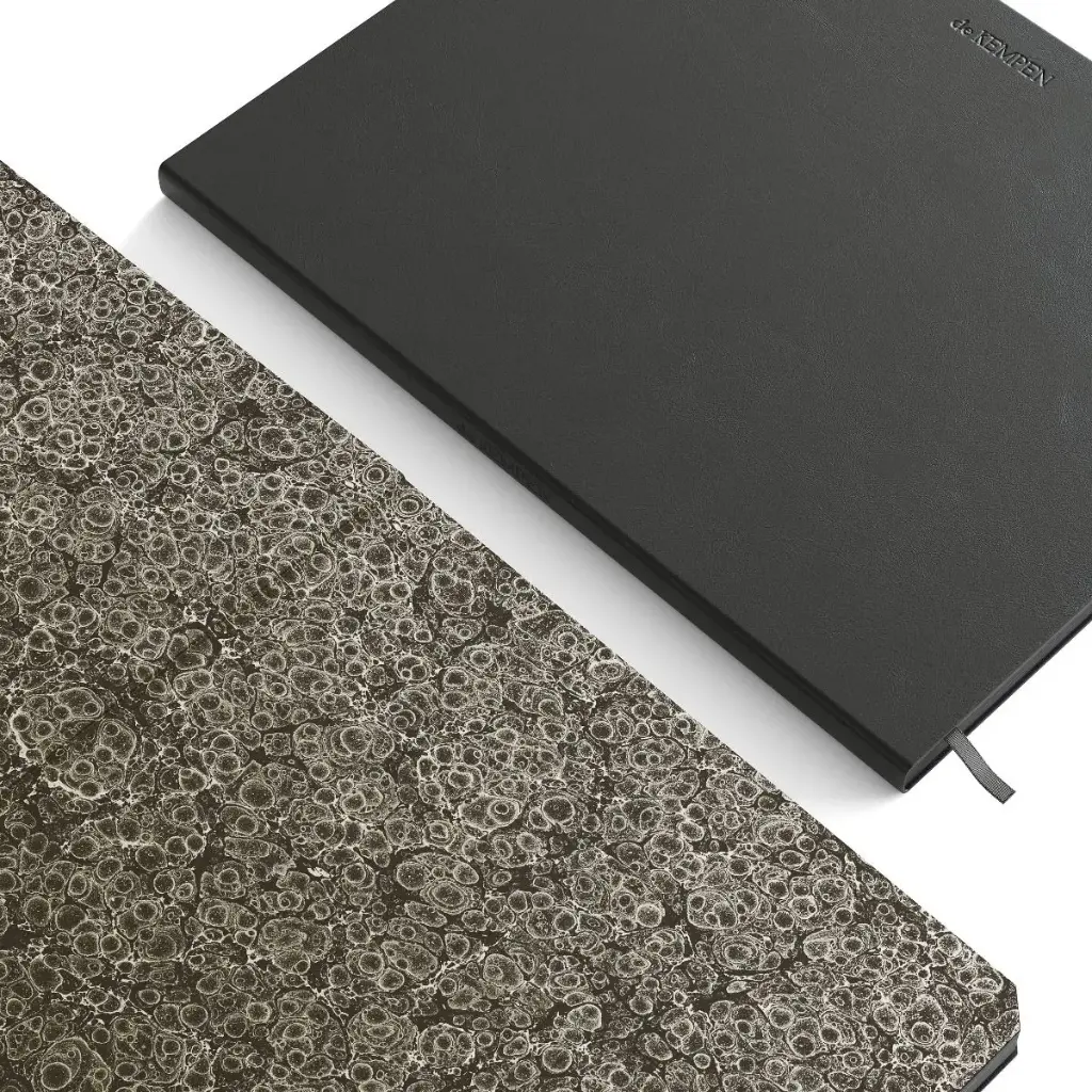de KEMPEN Notebook Black - Pocket ruled