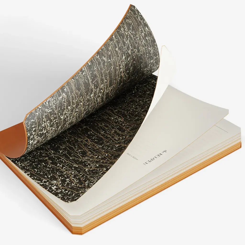 de KEMPEN Notebook Brown - Pocket ruled