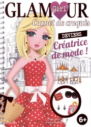 [9782753031494] Glamour girl carnet creatrice de mode