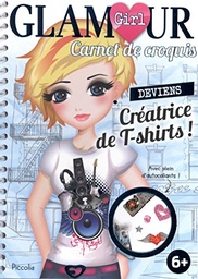 [9782753031500] Glamour girl carnet creatrice de t-shirt