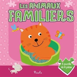 [9782753035607] Livre 5 Puzzle - Les animaux familiers
