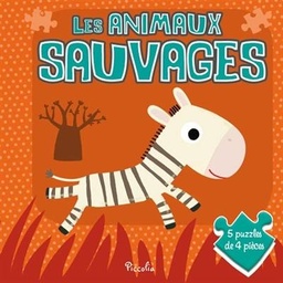 [9782753035621] Livre 5 Puzzle - Les animaux sauvages
