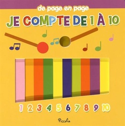 [9782753036734] De page en page / Je compte de 1 à 10