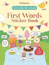 [9781409597544] Get Ready For School: First Words Sticker Book
