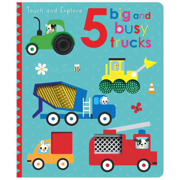 [9781789476101] Touch and Explore 5 Big and Busy Trucks