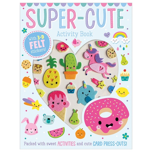 [9781789474121] Super Cute Felt Sticker Activity Book