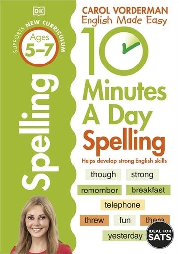 [9781409341420] 10 Minutes A Day Spelling Ages 5-7 Key Stage 1