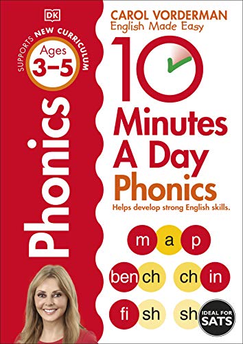 [9781409341413] 10 Minutes A Day Phonics Ages 3-5 Key Stage 1