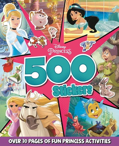 [9781789058987] Disney Princess: 500 Stickers