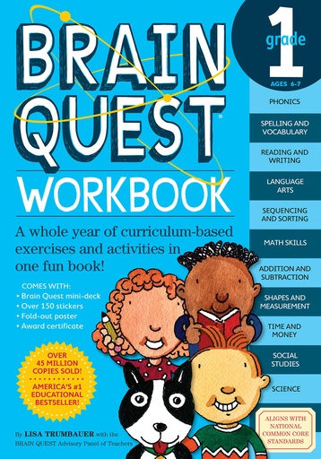 [9780761149149] Brain Quest Workbook: 1st Grade