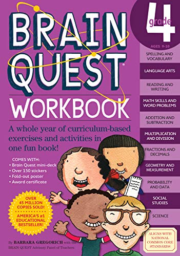 [9780761150183] BRAIN QUEST WORKBOOK: GRADE 4
