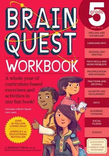 [9780761182788] BRAIN QUEST WORKBOOK: GRADE 5