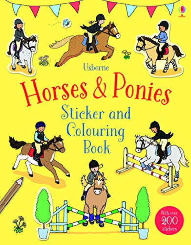 [9781409597506] Horses & Ponies Sticker And Colouring Book